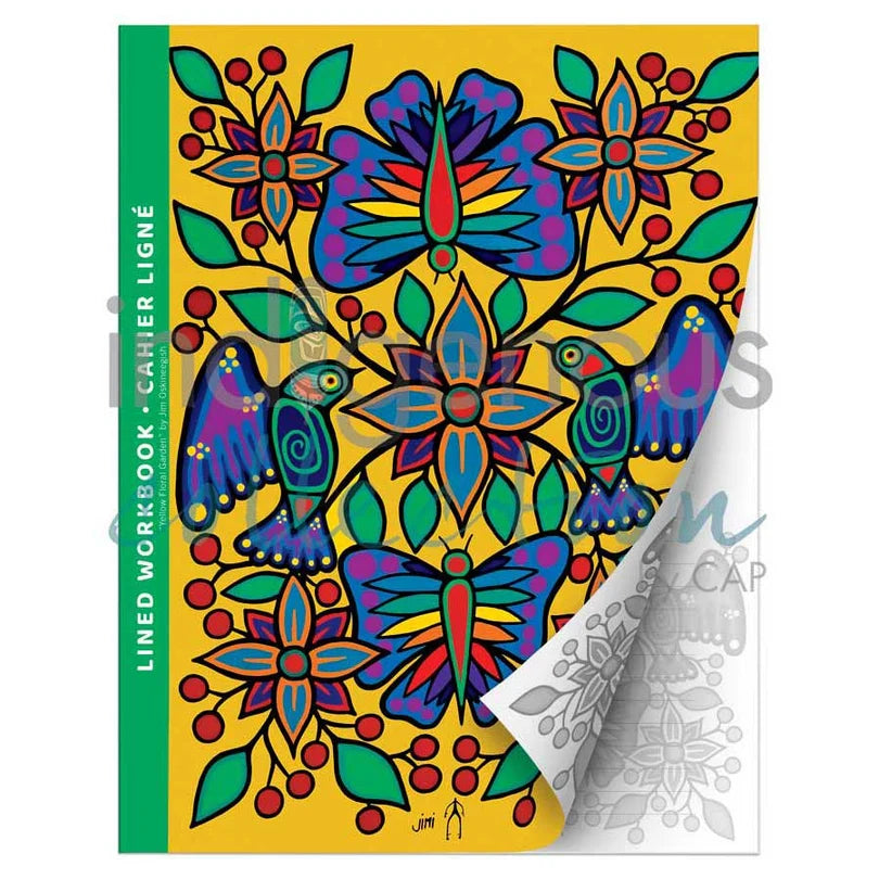 Yellow Floral Garden Workbook