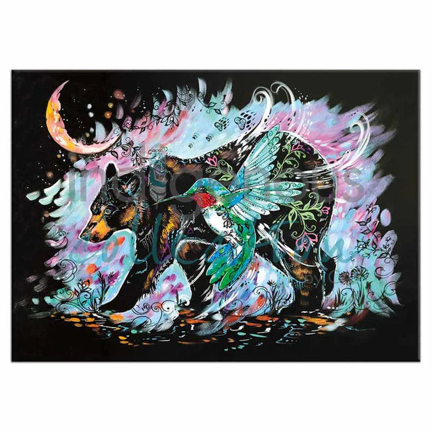 Hummingbear Magnet