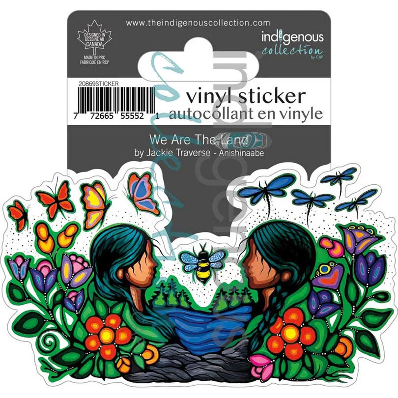 We Are The Land Vinyl Die-Cut Sticker