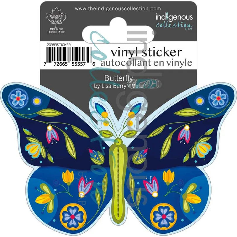 Butterfly Vinyl Die-Cut Sticker