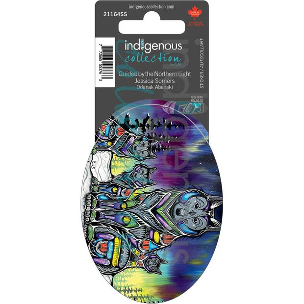 Guided by the Northern Light Sticker