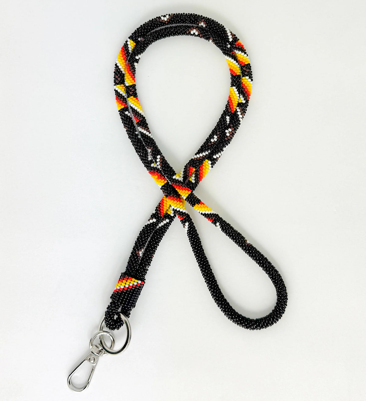 18" Beaded Lanyard Assorted Colors