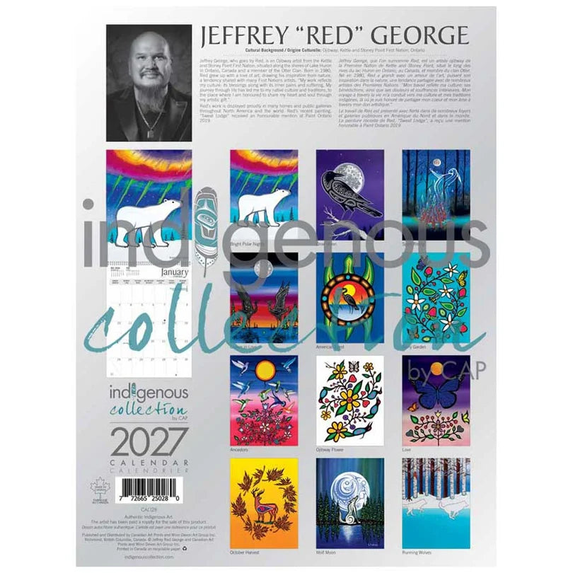 Jeffrey Red George 2027 Calendar
