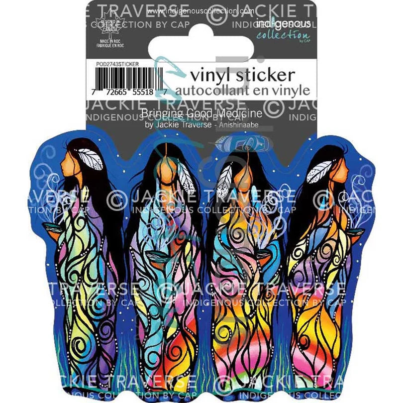 Bringing Good Medicine Vinyl Die-Cut Sticker
