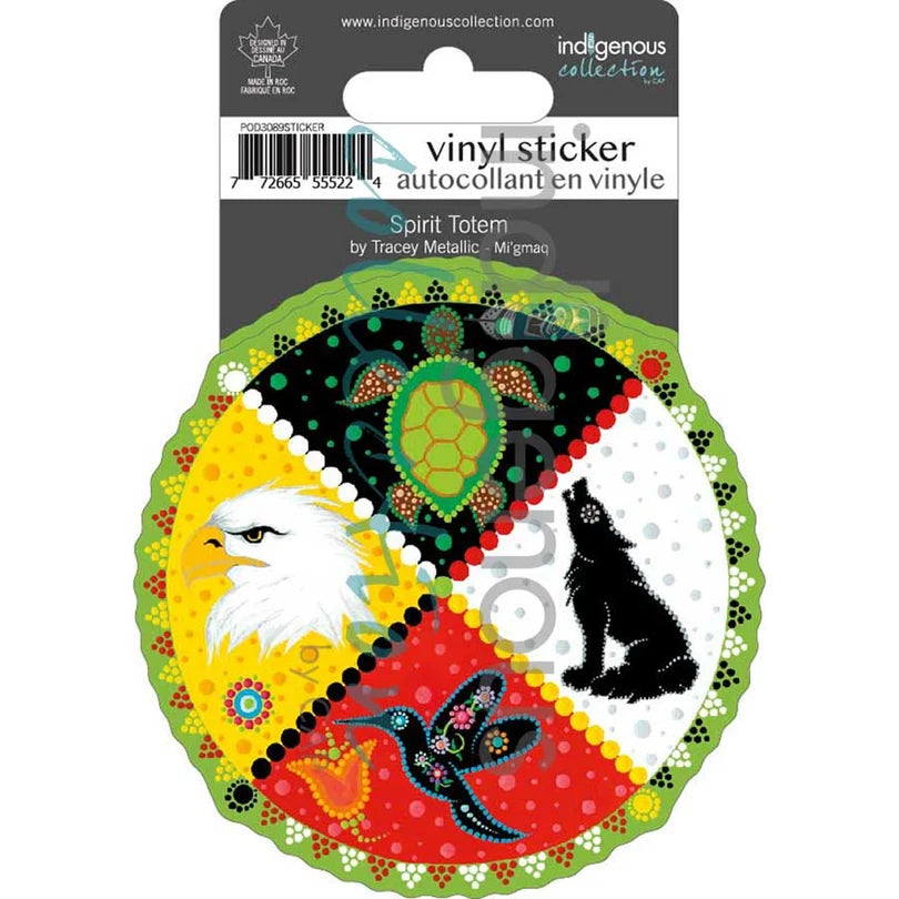 Spirit Totem Vinyl Die-Cut Sticker