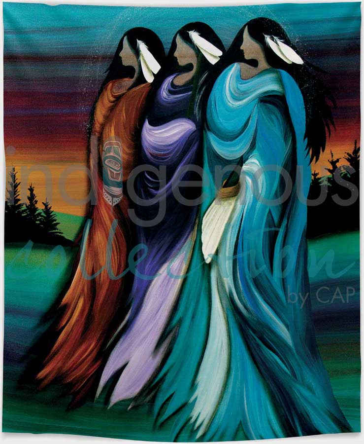 Three Sisters Fleece Blanket