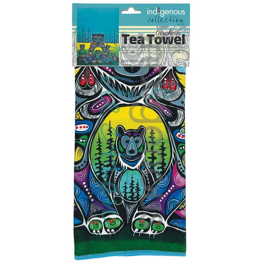 Microfibre Tea Towel  Bear Medicine