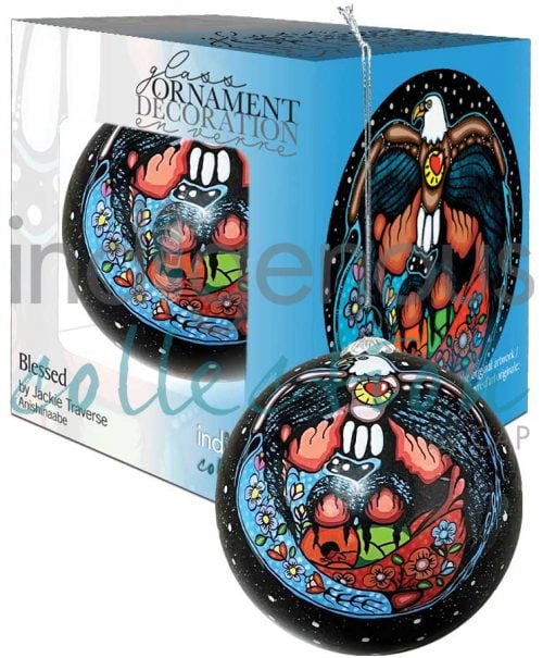Glass Ornament - Blessed