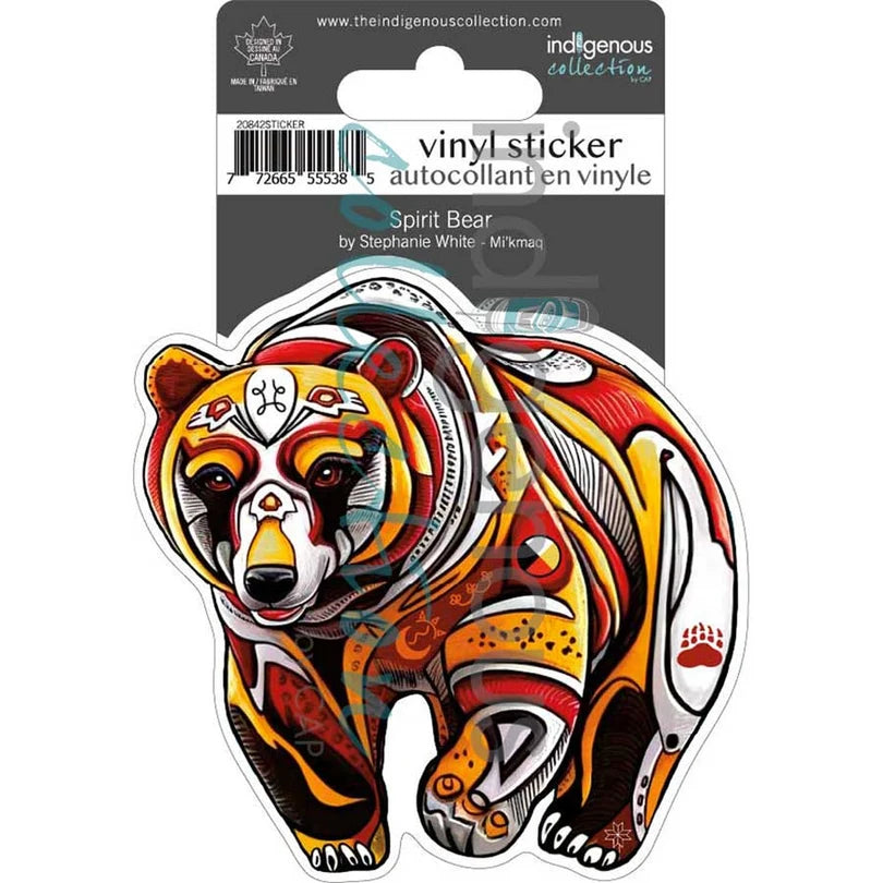 Spirit Bear Vinyl Die-Cut Sticker