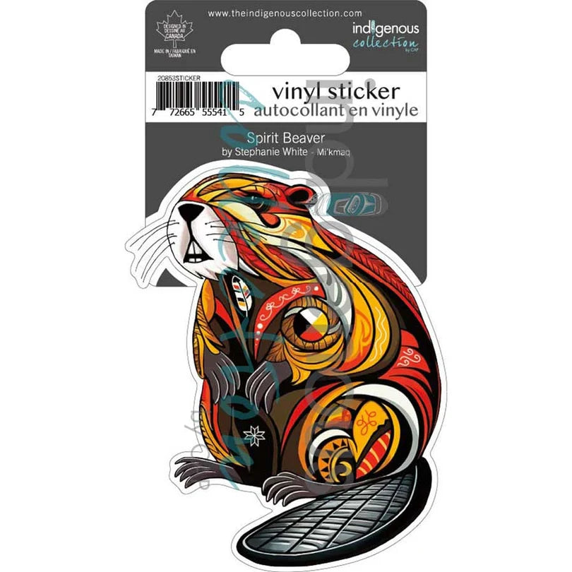 Spirit Beaver Vinyl Die-Cut Sticker