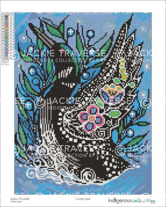 Father Loon Diamond Art Kit