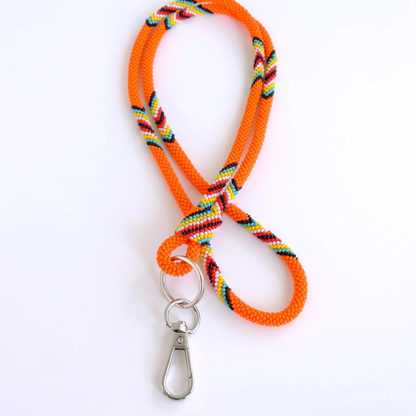18" Beaded Lanyard Assorted Colors