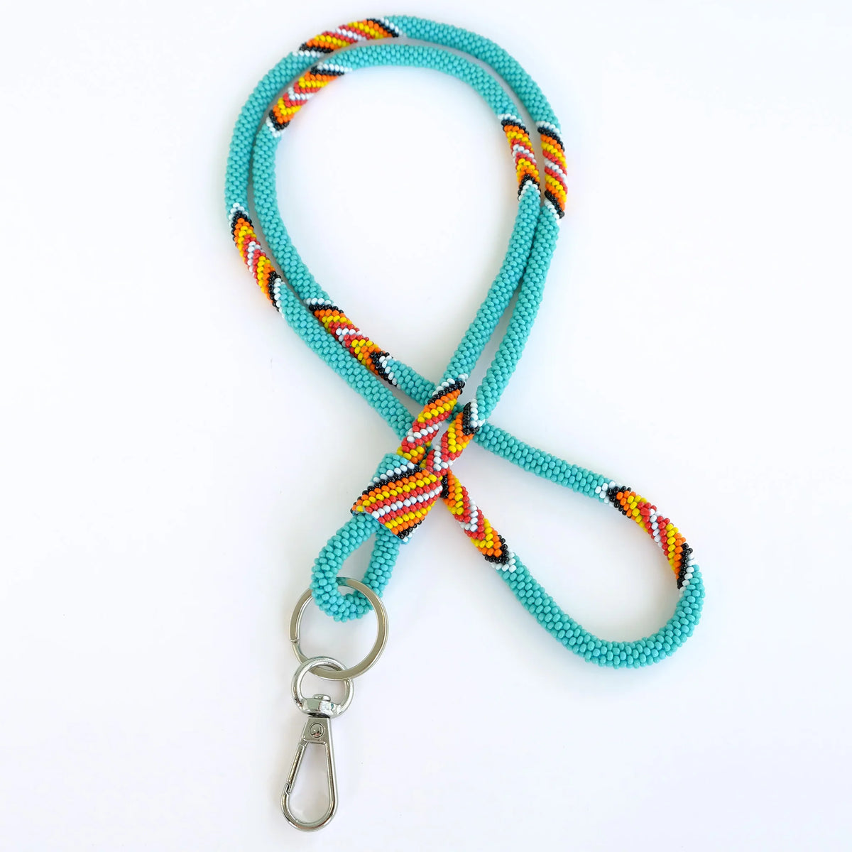 18" Beaded Lanyard Assorted Colors