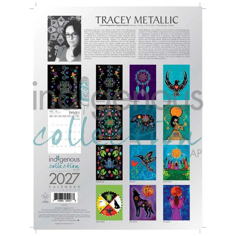 Tracey Metallic 2027 Calendar