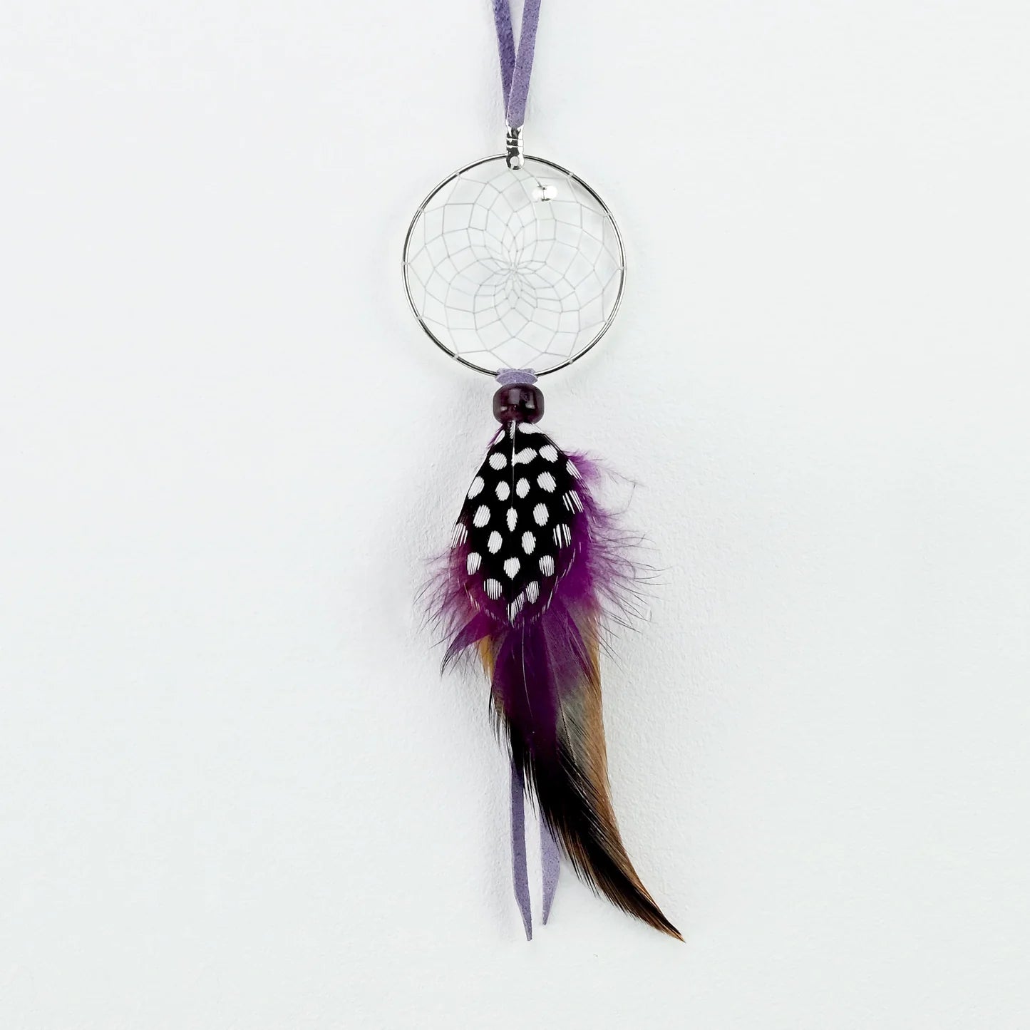 1.5" Lavender Silver-ring Dream Catcher