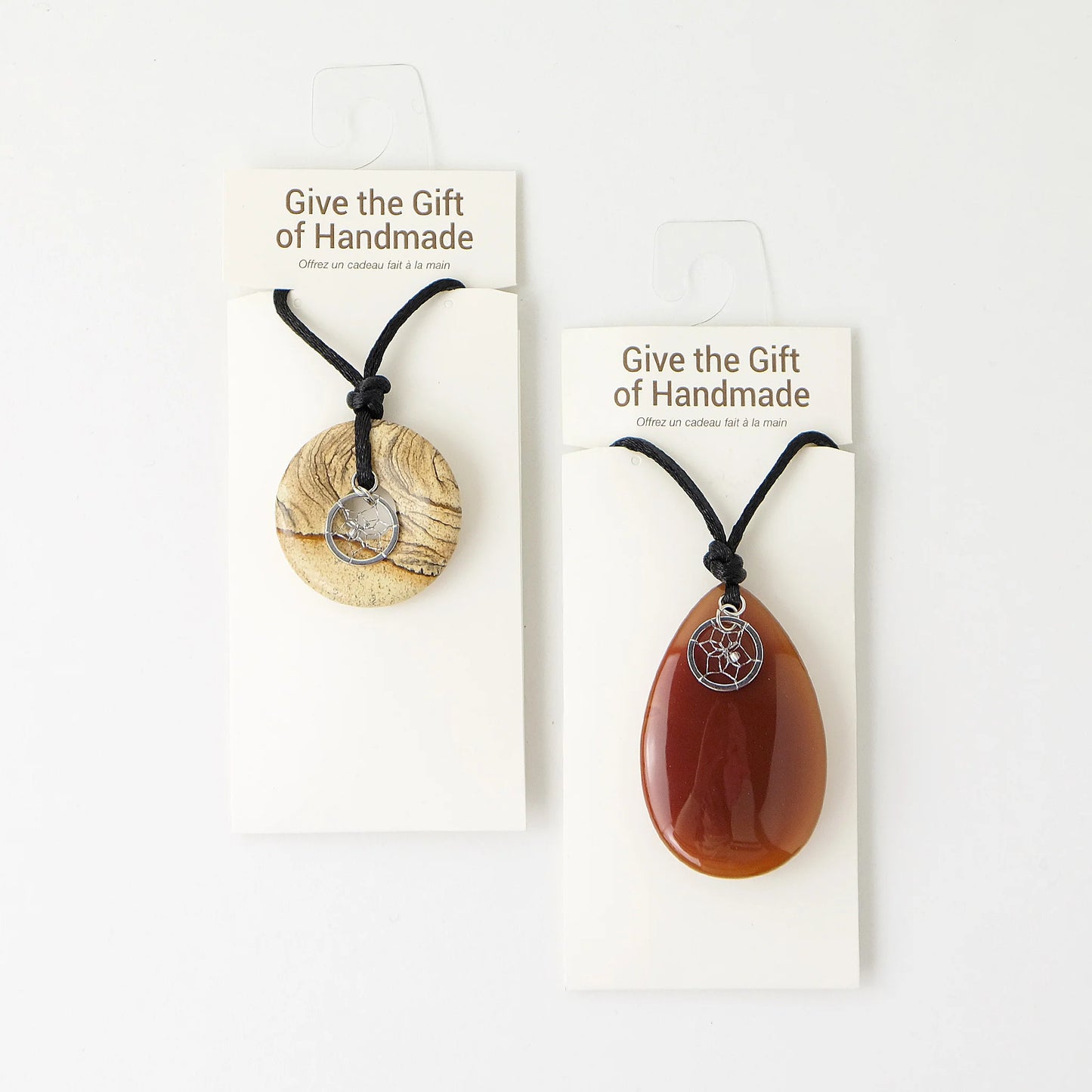 Earthstone Necklace with .5" Dream Catcher