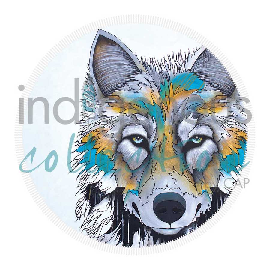 Alpha Round Beach Towel