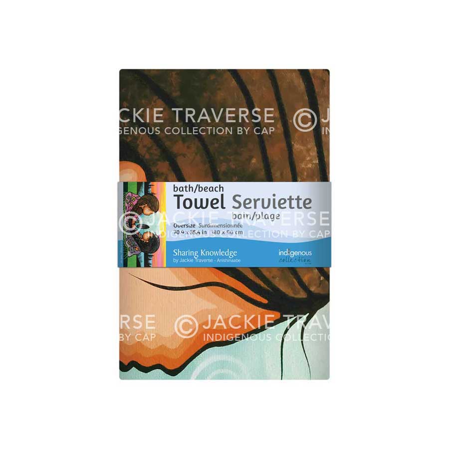 Sharing Knowledge Bath/Beach Towel