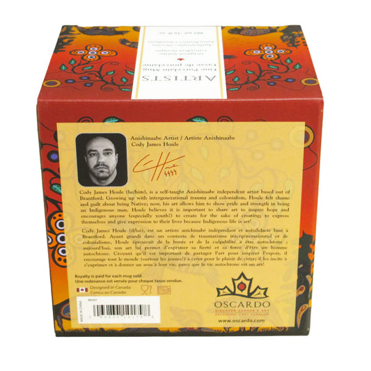 Cody Houle Seven Grandfathers Teachings Porcelain Mug