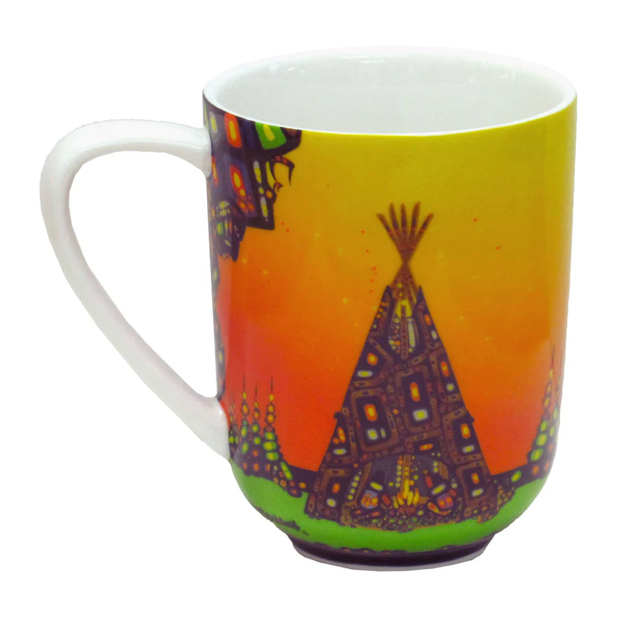 John Rombough Guardians Porcelain Mug