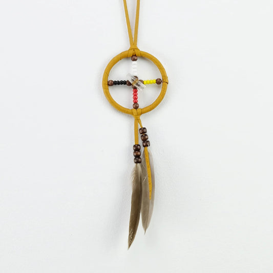 2" Gold Medicine Wheel