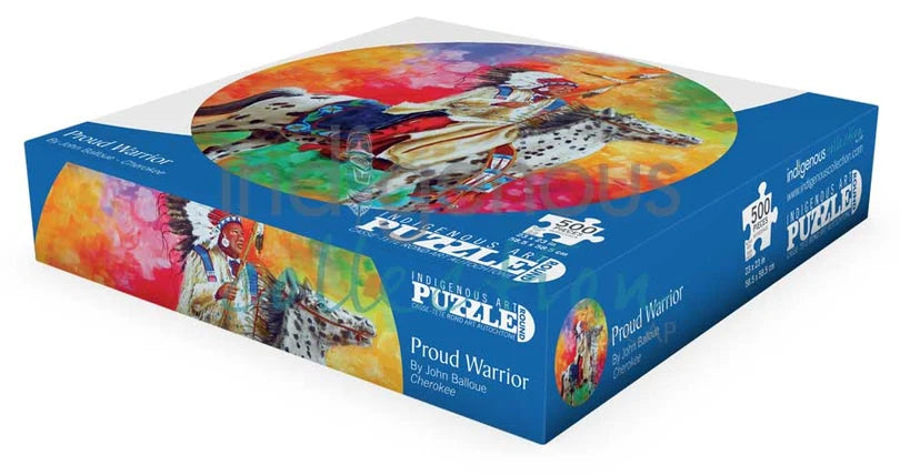 Proud Warrior Puzzle - Round - 500 Pcs