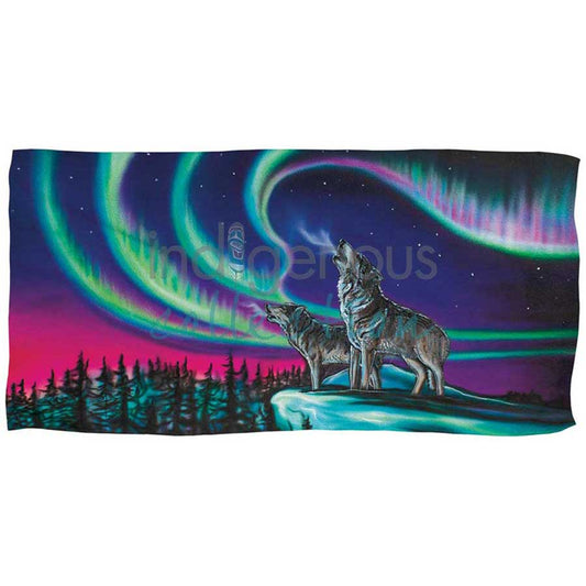 Large Beach Towel  Sky Dance-Wolf Song