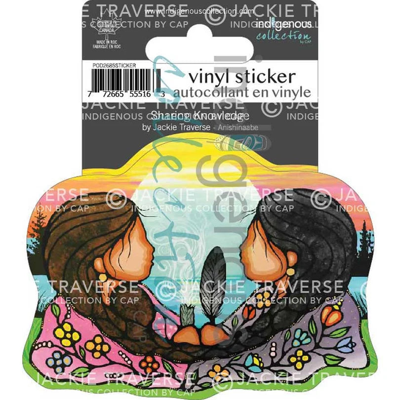Sharing Knowledge Vinyl Die-Cut Sticker