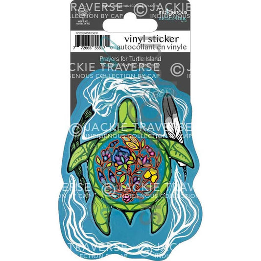 Prayers for Turtle Island Vinyl Die-Cut Sticker