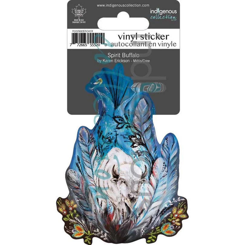 Spirit Buffalo Vinyl Die-Cut Sticker
