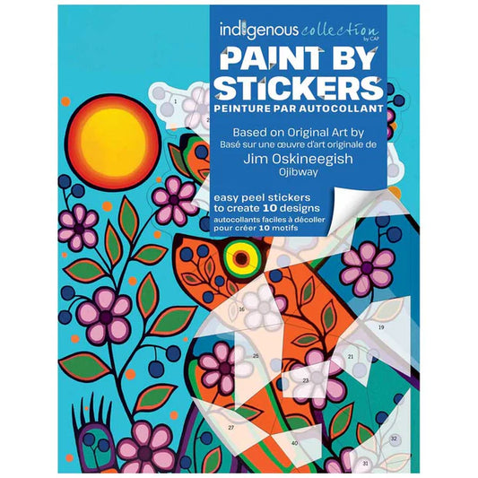 Yellow Floral Garden Paint By Sticker Book