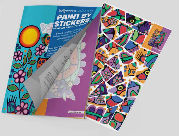 Yellow Floral Garden Paint By Sticker Book