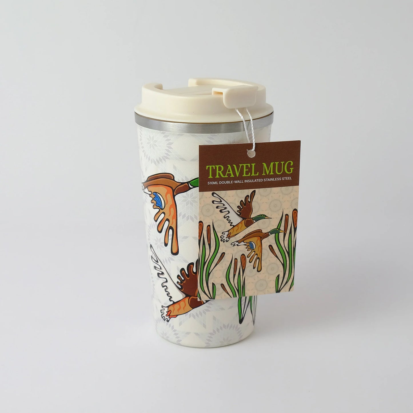 Travel Mug "Mallards" by Storm Angeconeb