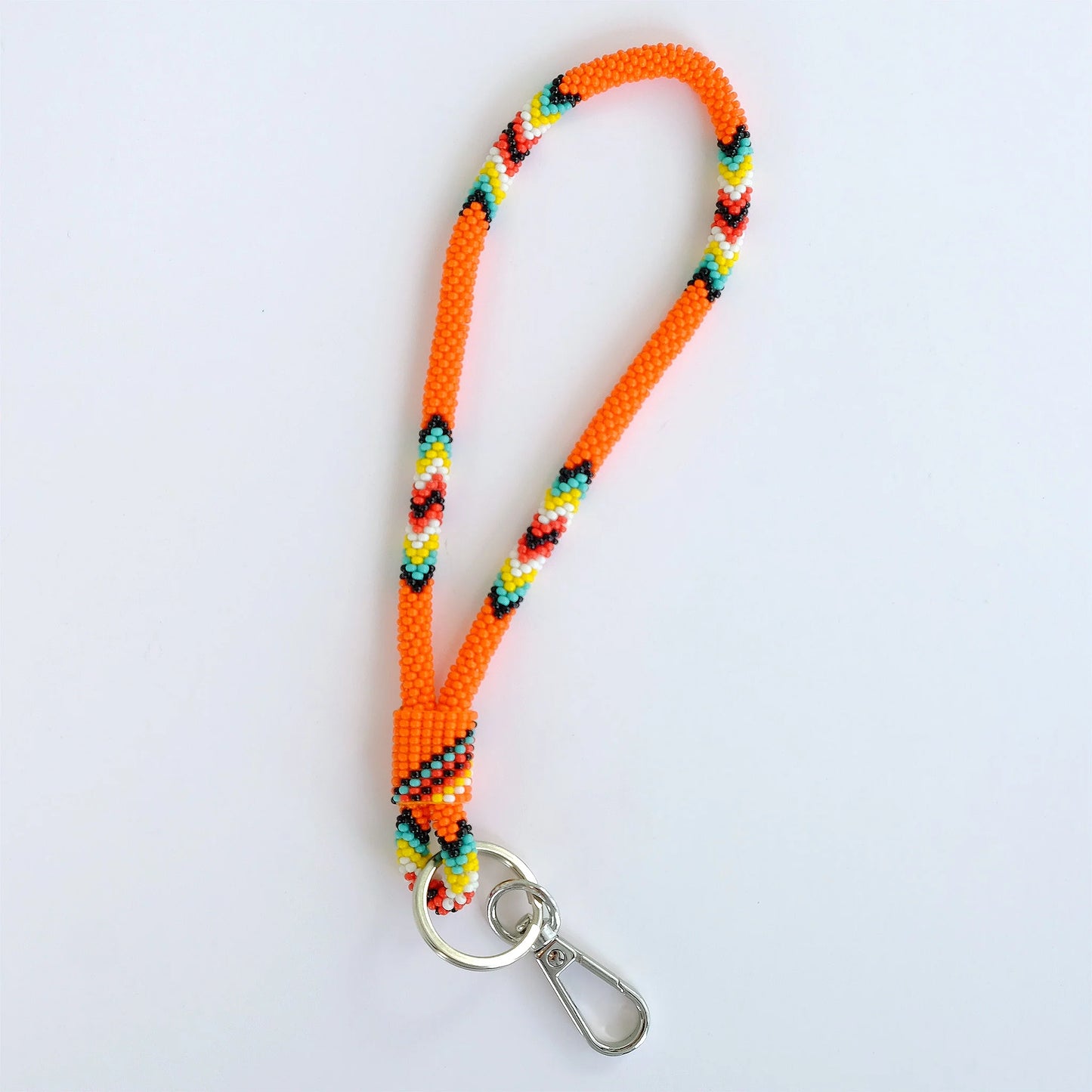 7" Beaded Wrist Lanyard - Assorted Colors