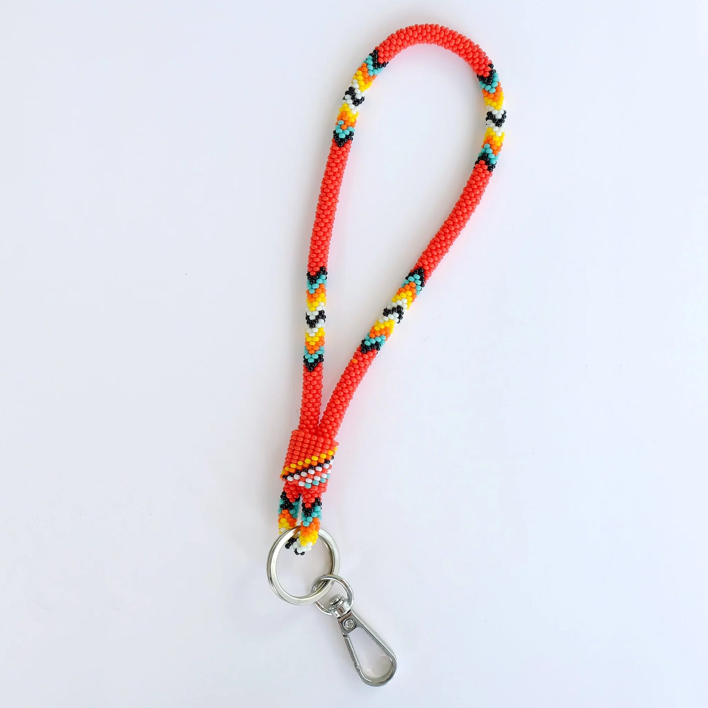 7" Beaded Wrist Lanyard - Assorted Colors