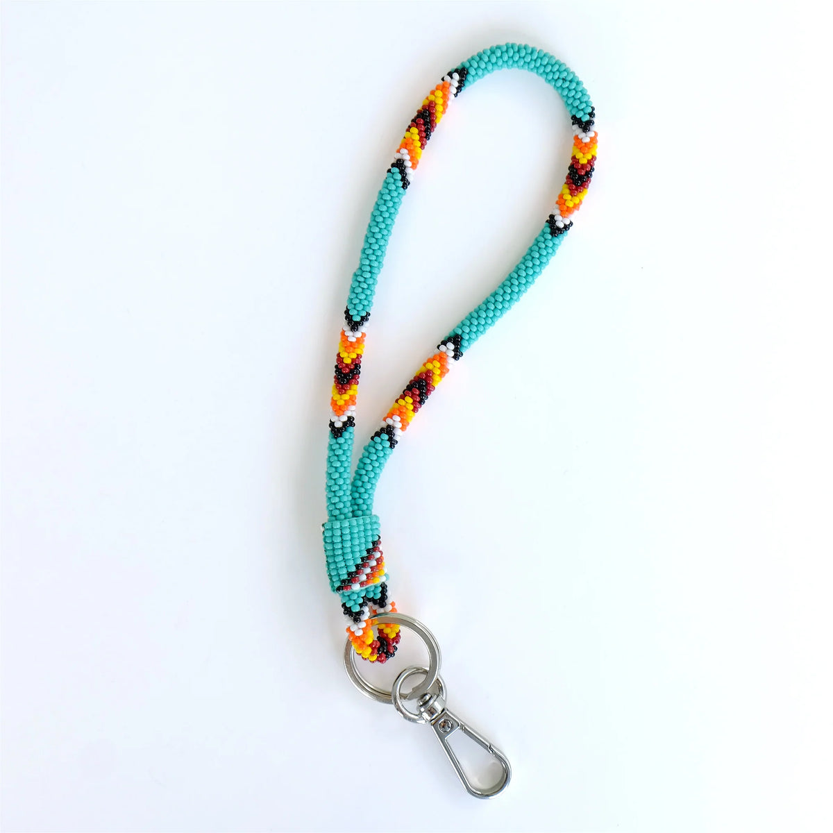 7" Beaded Wrist Lanyard - Assorted Colors