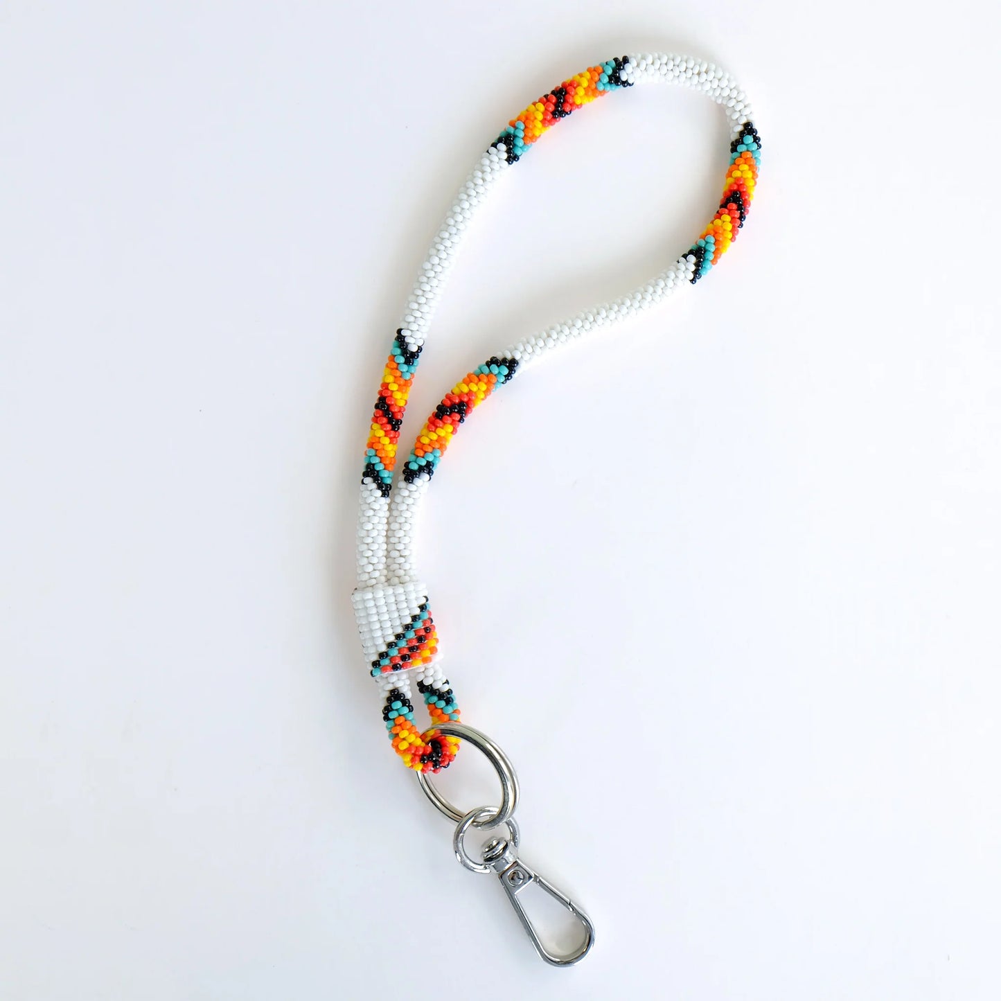7" Beaded Wrist Lanyard - Assorted Colors