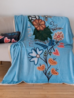 Anishinaabe Throw Blankets