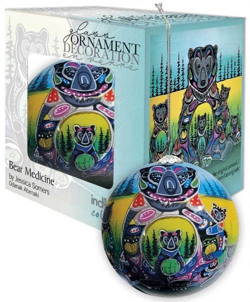 Glass Ornament - Bear Medicine