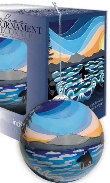 Glass Ornament - A Lucky Glimpse